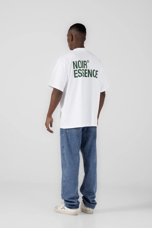 NOIR ESSENCECamiseta"Essence Washed White t-shirt"color blanco