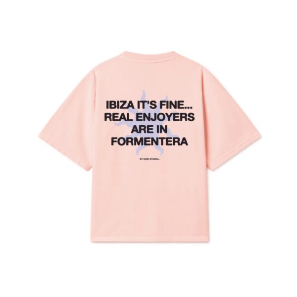 NOIR ESSENCECamiseta"Real Enjoyers Salmon T-Shirt"color coral