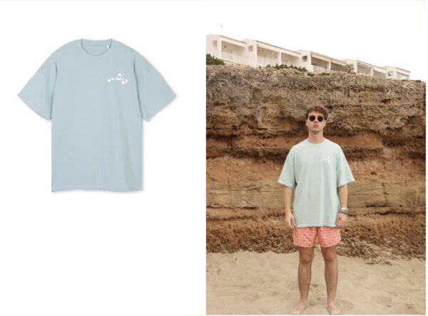 NOIR ESSENCECamiseta"Santa Eulalia"color azul