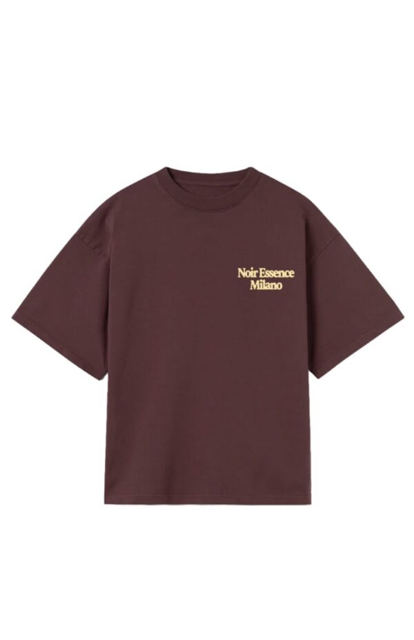 NOIR ESSENCECamiseta"Navigli Night t-shirt"color burdeos