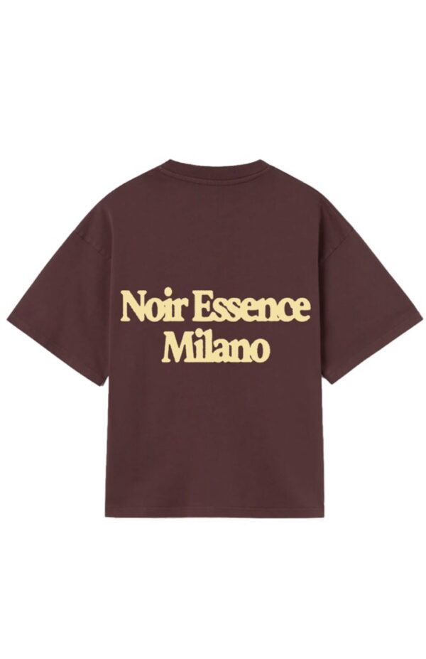 NOIR ESSENCECamiseta"Navigli Night t-shirt"color burdeos