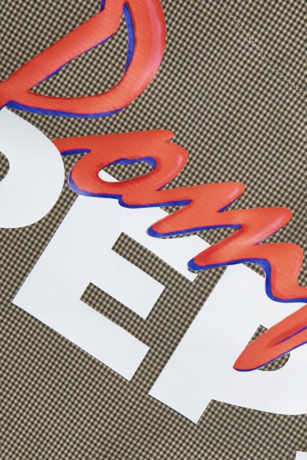 POMPEII BRAND Cortavientos " CHECKED BROWN WINDBREAKER " color marron