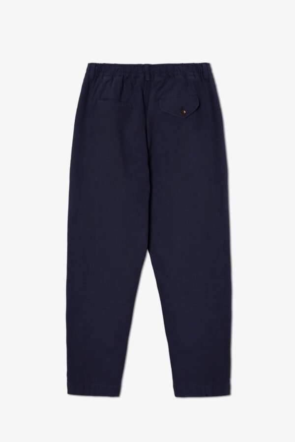 POMPEII BRAND Pantalon " NAVY CANVAS LOOSE TROUSER " color marino