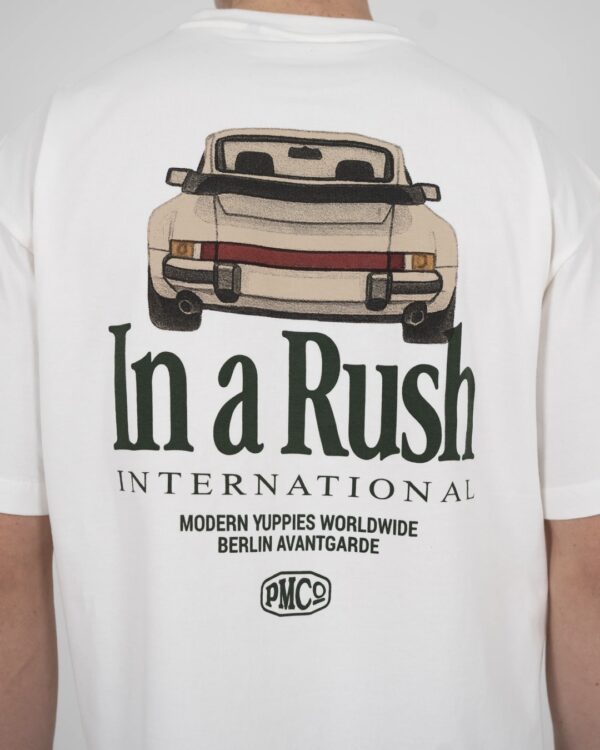 PROHIBITEDCamiseta"Oldtimer Race Tee Off-White"color blanco