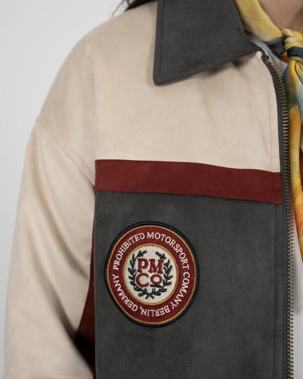 PROHIBITEDChaqueta"Suede Club Jacket Green"color verde