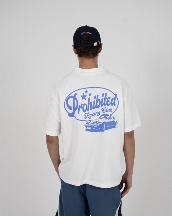 PROHIBITEDCamiseta"Tuning Club Tee Blue"color azul