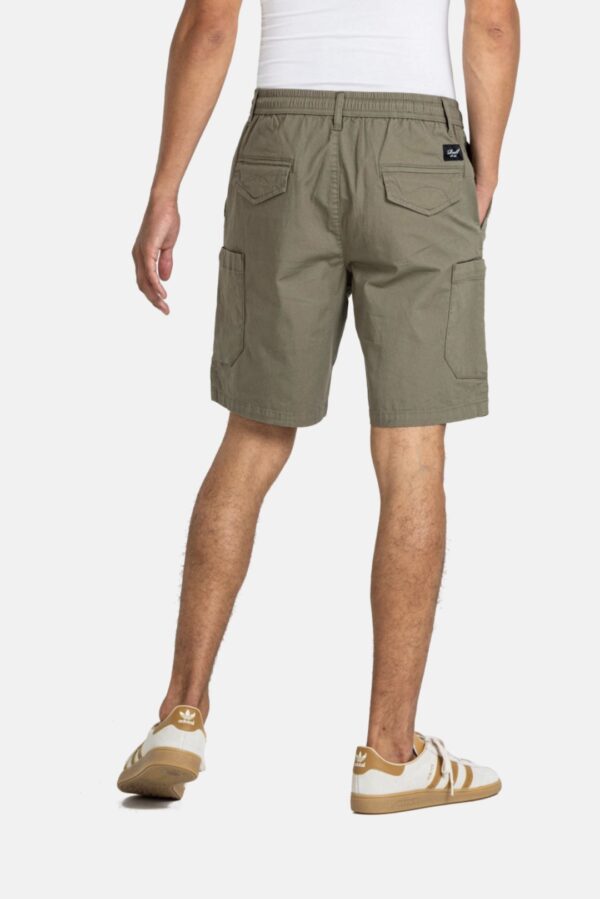 REELL Bermuda " REFLEX EASY CARGO SHORT BR STONE GREEN " color verde