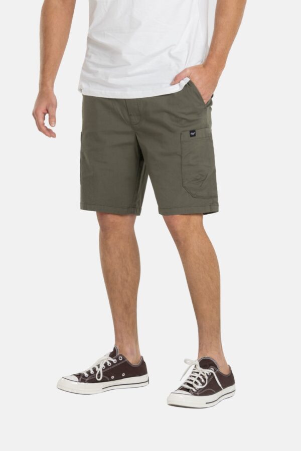 REELLBermuda"Reflex Easy Cargo Short BR"color verde