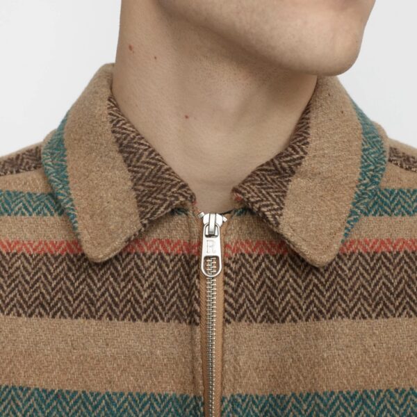 REVOLUTION Sobrecamisa cremallera color verde