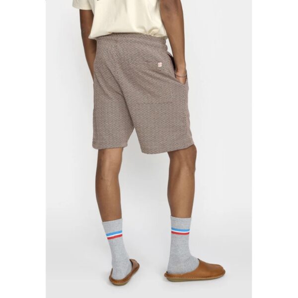 REVOLUTION Bermuda "Jaquard Shorts" color marron