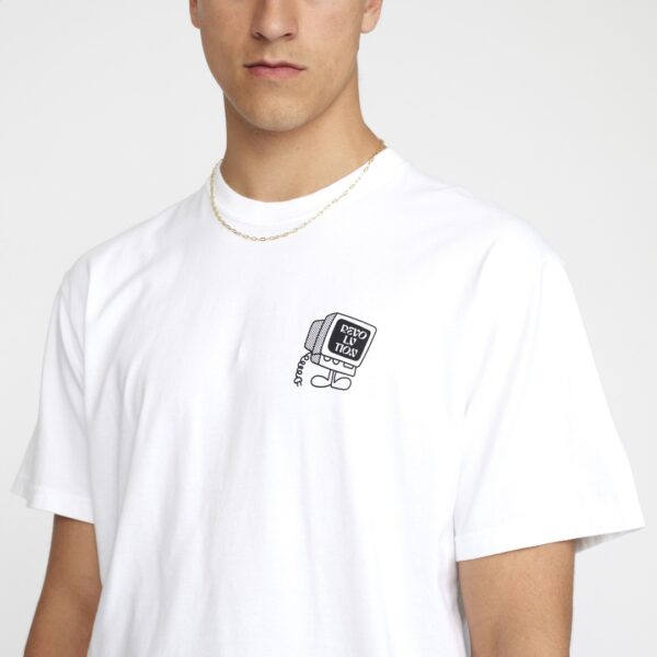 REVOLUTION Camiseta color blanco