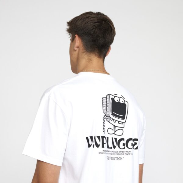REVOLUTION Camiseta color blanco