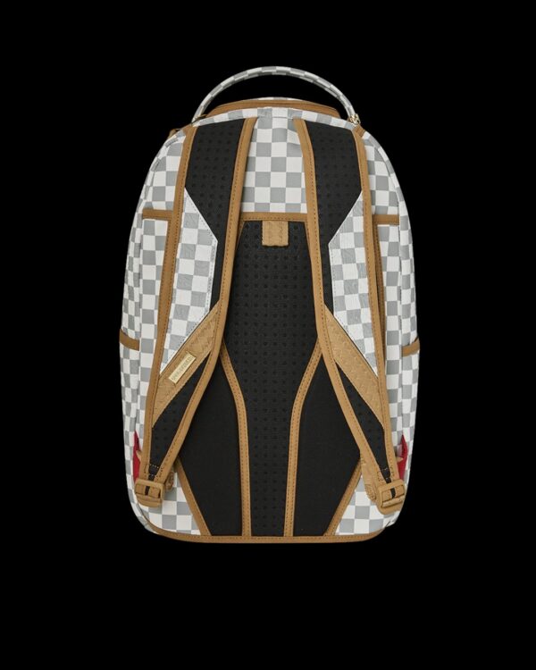 SPRAYGROUNDMochila"GRAFF EMBOSSED CREAM CHECK BACKPACK"