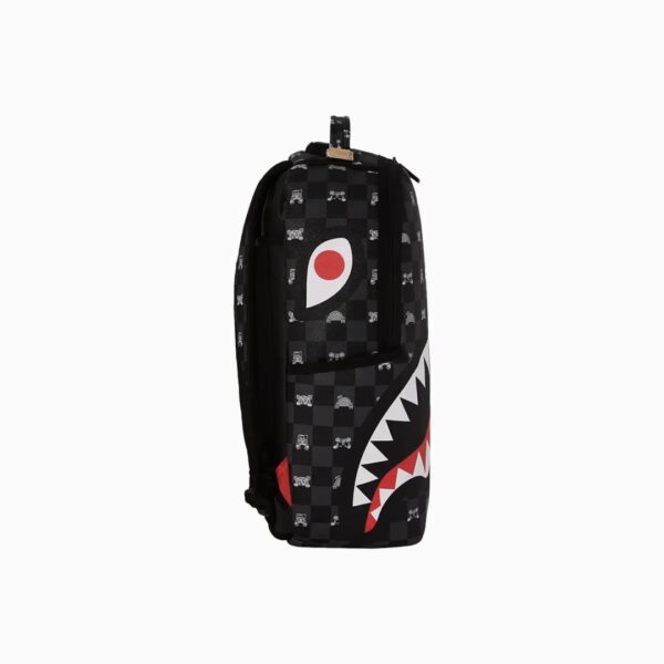 SPRAYGROUNDMochila"GRAY PEEKING CHARACTER CHECK BACKPACK"
