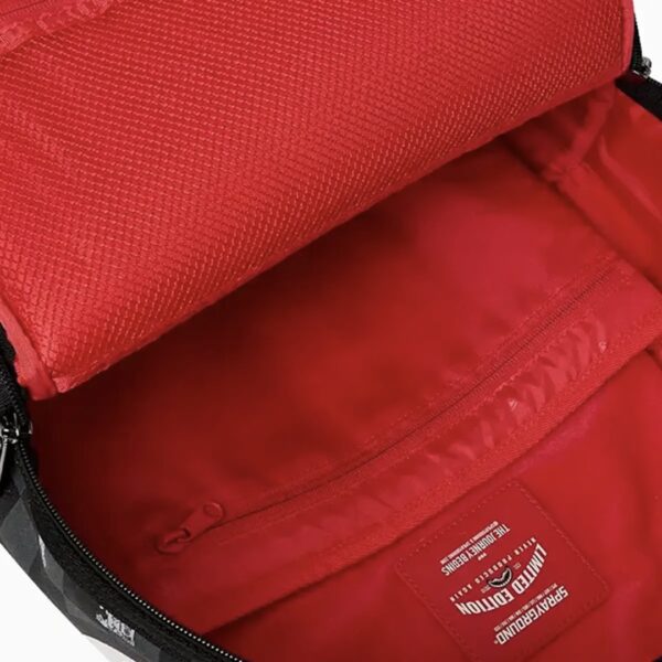 SPRAYGROUNDMochila"GRAY PEEKING CHARACTER CHECK BACKPACK"