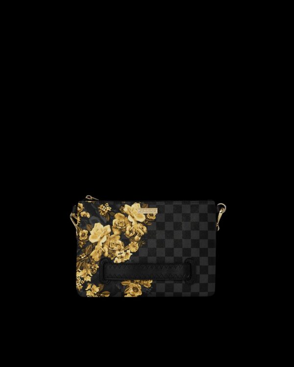 SPRAYGROUNDBolso"GOLD FLORAL REMIX CROSSOVER CLUTCH"