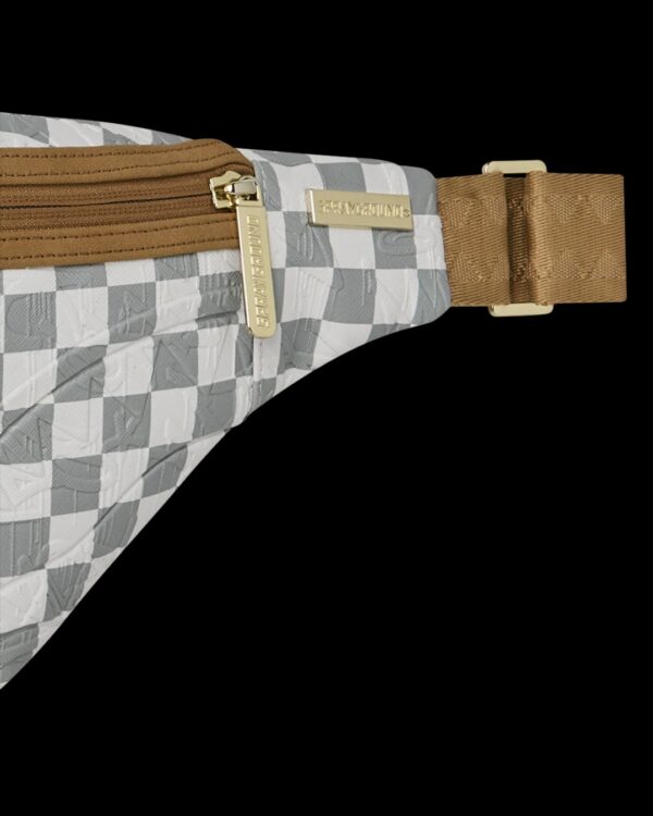 SPRAYGROUNDRiñonera"GRAFF EMBOSSED CREAM CHECK SAVVY CROSSBODY"
