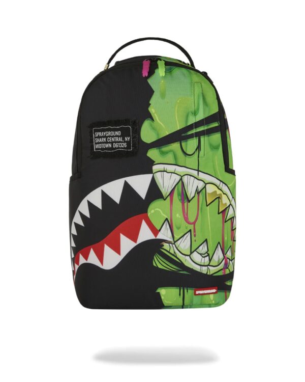 SPRAYGROUNDBolso" HALLOWEEN SHARK CENTRAL DRIP SPLIT"