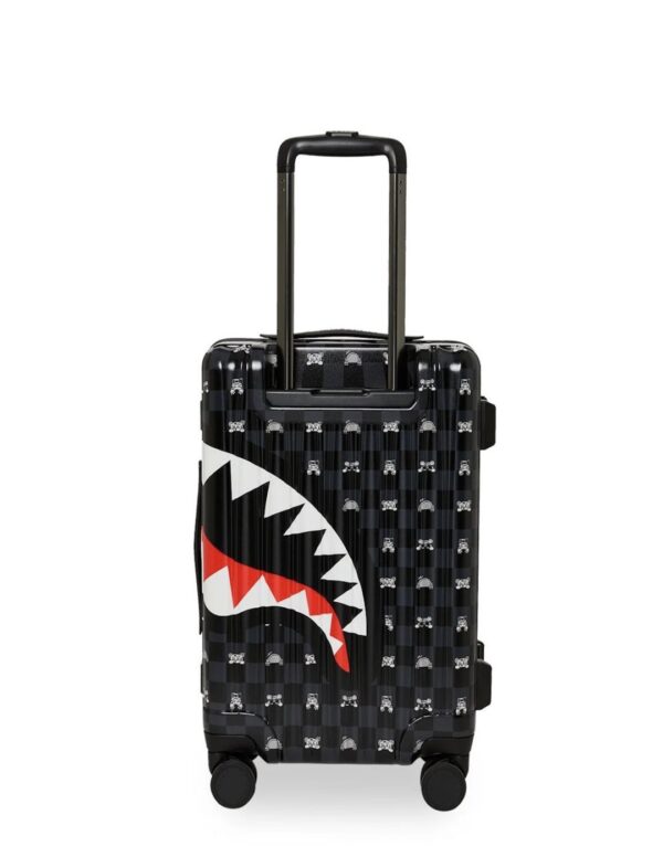 SPRAYGROUNDMaleta"GRAY PEEKING CHARACTER CHECK CARRY-ON LUGGAGE"