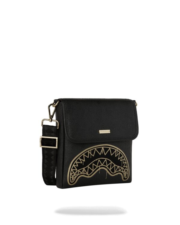 SPRAYGROUNDBolso"THAT GOLD DRAP MESSENGER SLING"