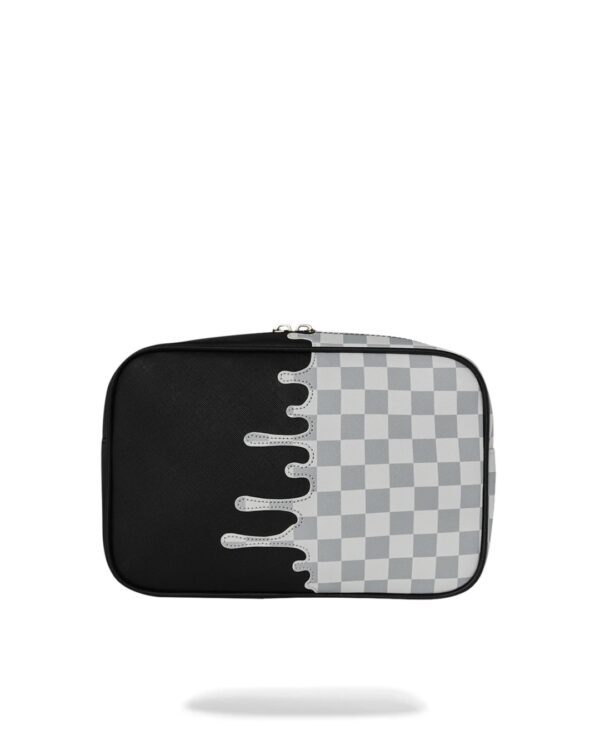 SPRAYGROUNDNeceser"CREAM CHECK SIDE DRIP TOILETRY BRICK"