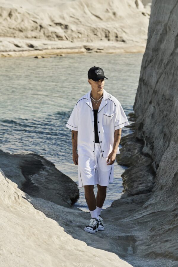 THE COUTURE CLUB Bermudas " Heavyweight Towelled " color blanco