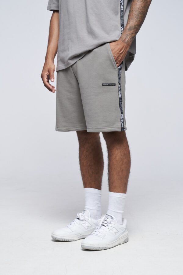 THE COUTURE CLUB Bermuda " Jaquard Tape Jersey " color gris