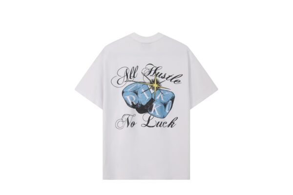 TRIKKO Camiseta "ALL HUSTLE WHITE TEE"color blanco