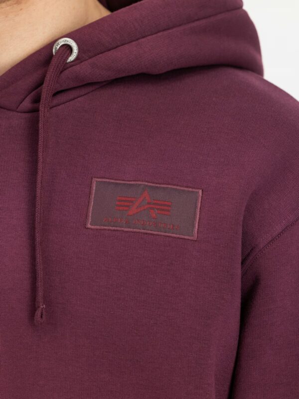 ALPHA INDUSTRIESSudadera"Back Print Hoodie"color burdeos