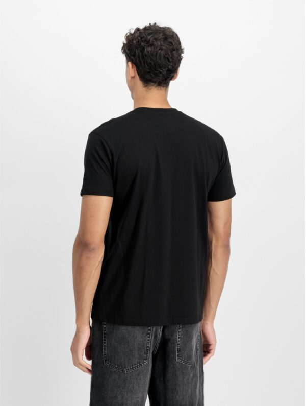 ALPHA INDUSTRIESCamiseta"Basic T-Shirt BL Effect Print"color negro