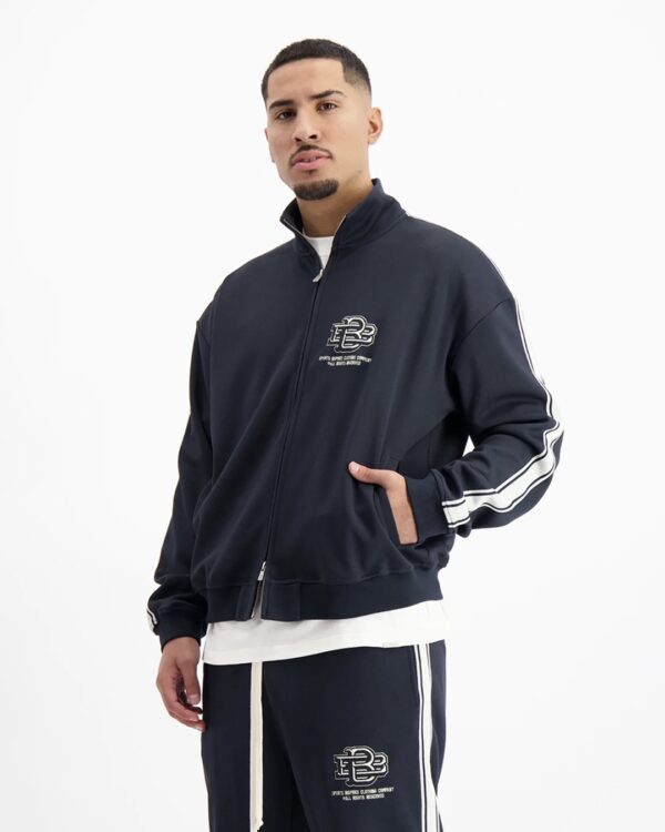 BLACK BANANASSudadera"ONOGRAM TRACKTOP"color marino
