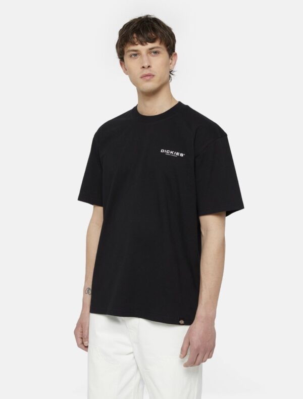 DIKIES Camiseta " WAKEFIELD TEE SS BLACK " color negro