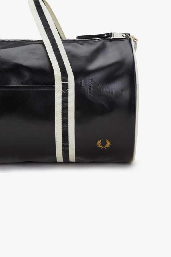 FRED PERRYBolso"CLASSIC LARGE BARREL BAG"color negro