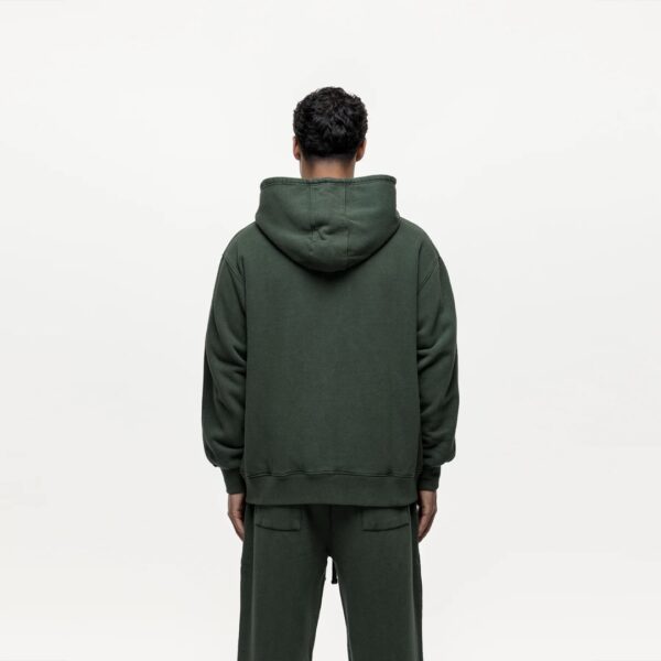 GOOD FOR NOTHING Sudadera " VINTAGE WASHED GREEN ZIP HOODIE " verde
