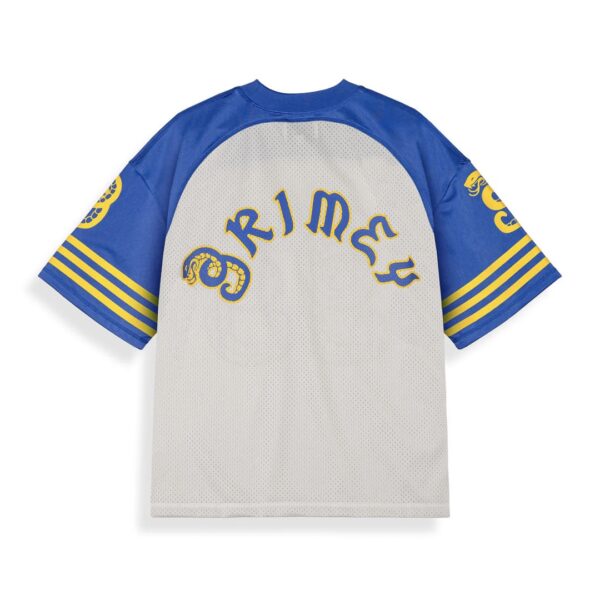 GRIMEYCamiseta"DROPPIN SCIENCE MESH BOXY FOOTBALL JERSEY"color blanco