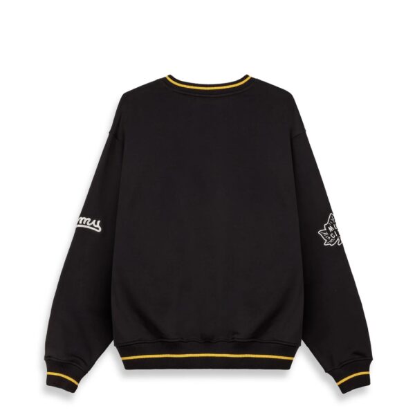 GRIMEYSudadera"MUD'S THE RESIDENCE V NECK VINTAGE CREWNECK"color negro