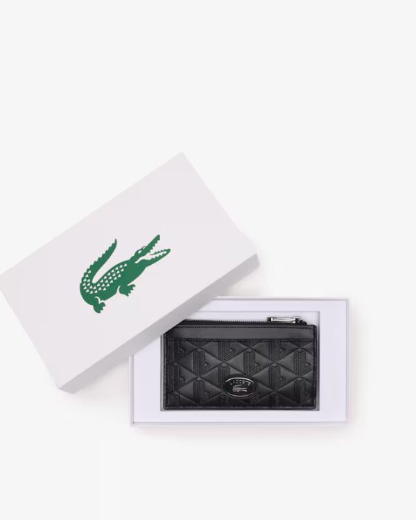 LACOSTEBilletero Geometric negro
