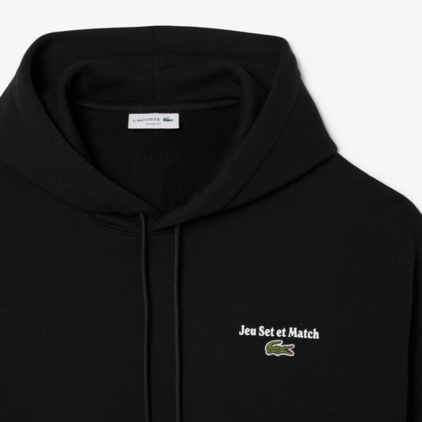 LACOSTESudadera con capucha color negro