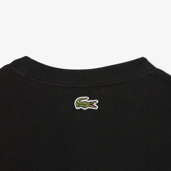 LACOSTECamiseta logo color negro