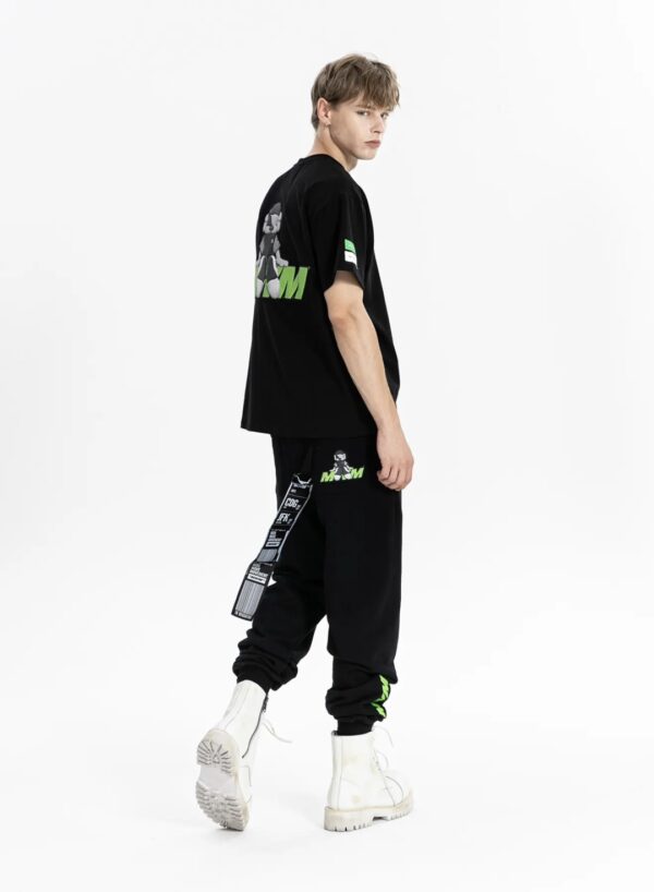 MOD WAVE MOVEMENTCamiseta"V Dogs Oversized VDog Tee"color negro