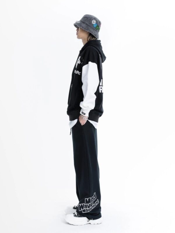 MOD WAVE MOVEMENT Sudadera " VANGUARDS DOG SWEATSHIRT " color negro