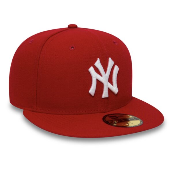NEW ERAGorra"MLB BASIC NEYYAN SCA/WHI"color rojo