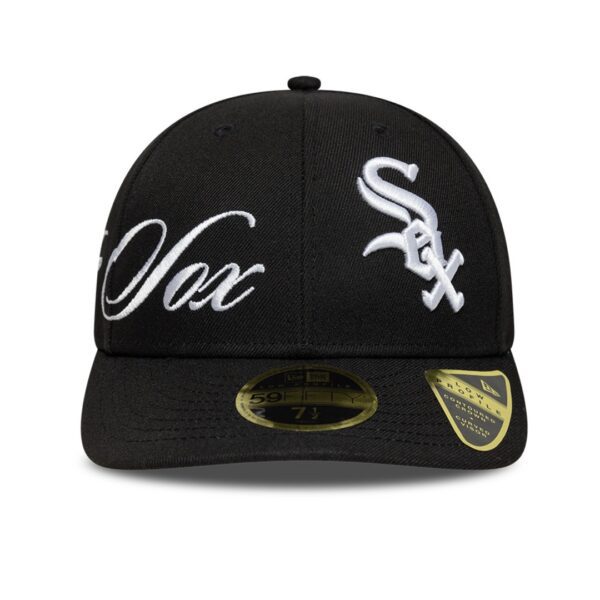 NEW ERAGorra"MLB SIDE SCRIPT LP59FIFTY CHIWHI BLKWHI"