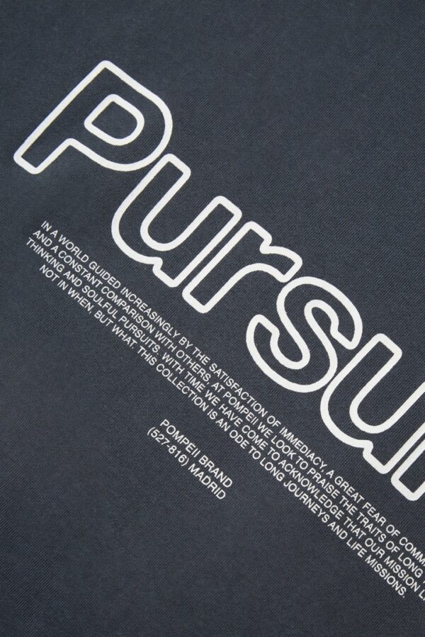 POMPEII BRAND Sudadera " SOULFUL PURSUITS MINERAL HOODIE " color marino