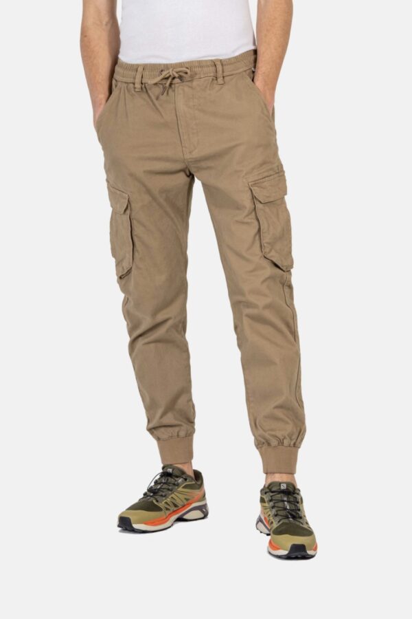 REELL Pantalon " REFLEX RIB CARGO 3359 " color tostado