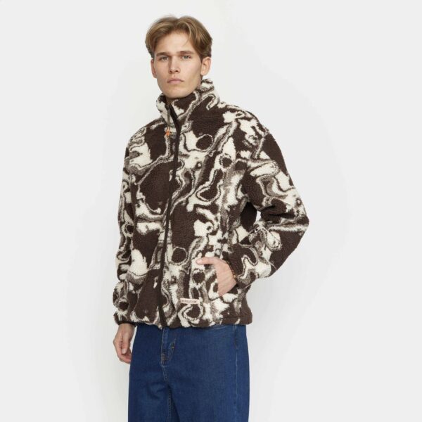 REVOLUTION Chaqueta color marron