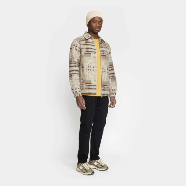 REVOLUTION Sobrecamisa cremallera color khaki