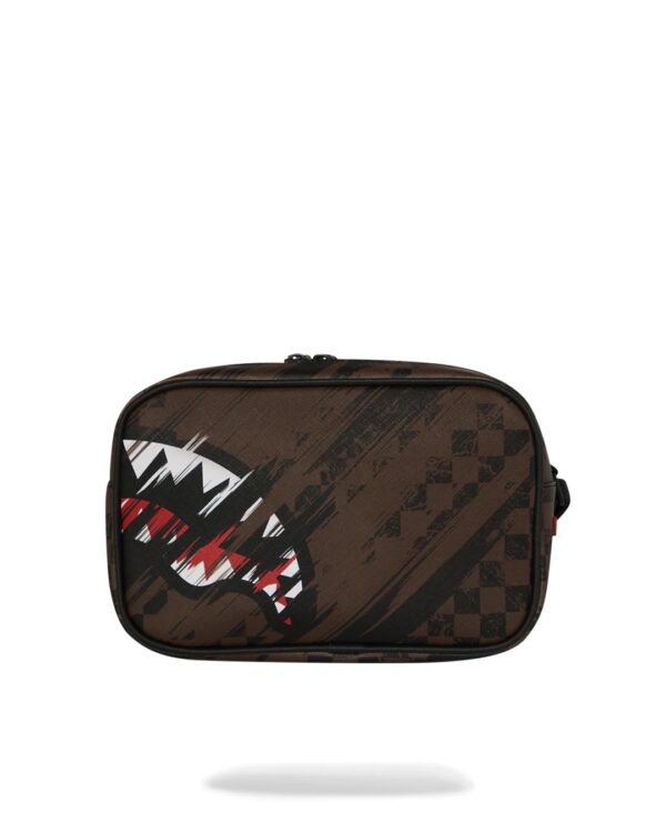 SPRAYGROUNDNeceser"SMEARED GRUNGE TOILETRY BRICK"