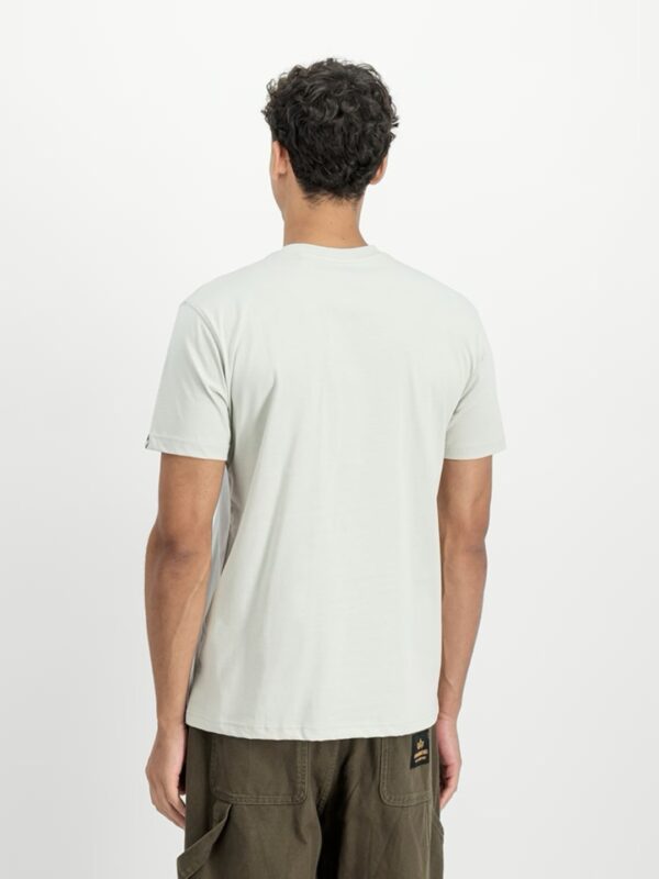 ALPHA INDUSTRIESCamiseta"Basic T-Shirt BL Effect Print"color crudo