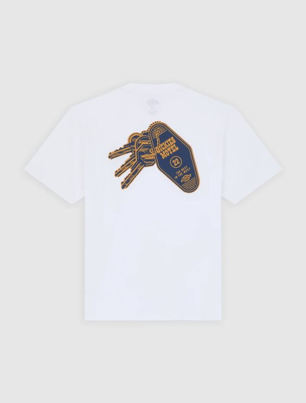 DIKIESCamiseta"PLAIN CITY SS TEE WHITE"color blanco